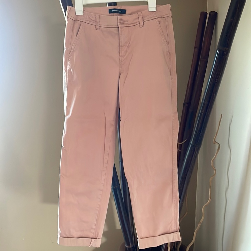 Liverpool Bombay pink casual capris 8/29